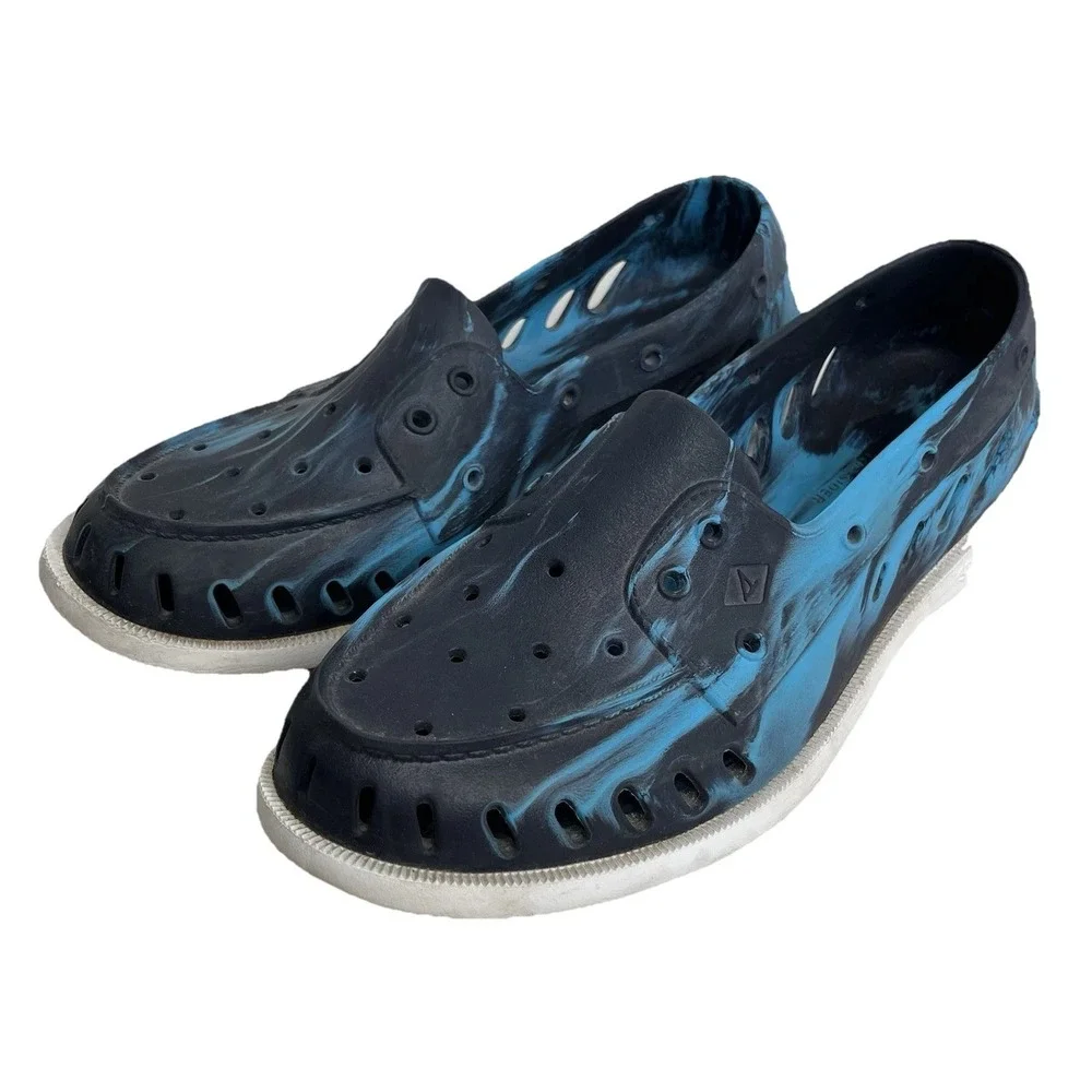 SPERRY Top Side Float Boat Water Summer Rubber Shoe Mens 12 Preppy Coastal Beach